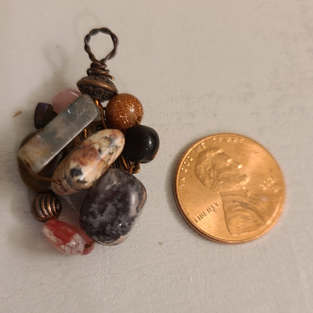 Handmade Wire Wrapped Pendant - Picture 7 of 7